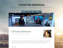 Tablet Screenshot of christinebrennan.com
